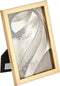 Lawrence Frames - 708057 Galvanized Expressions Chloe Contemporary Gold Picture Frame, 5x7