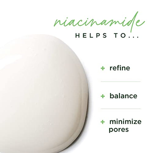 Tree of Life Refining Niacinamide Serum (Vitamin B3) Facial Serum with Hydrating Hyaluronic Acid; Refine & Balance Skin + Minimize Pores, Clean Dermatologist-Tested Skin care, Bonus Size 2 Fl Oz