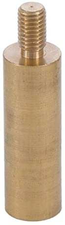 B&P Lamp 2 Inch Smooth Brass Shade Riser 1/4-27F