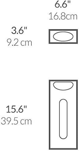 simplehuman Wall Mount Grocery Bag Dispenser, Brushed Stainless Steel