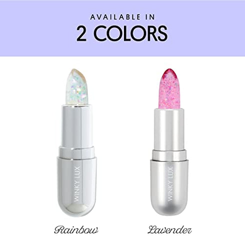 Winky Lux Glimmer Balm, pH Lip Balm, Color Changing Lipstick and Tinted Lip Balm, Vegan Lip Balm, Hydrating Lip Balm, Lavender