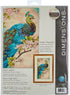 Dimensions Indian Peacock Counted Cross Stitch Kit, 14 Count Natural Aida, 9'' x 15''