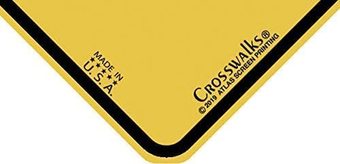 CROSSWALKS Cowgirl Crossing 12" X 12" Aluminum Sign (X339)