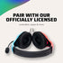 PDP Gaming LVL40 Stereo Headset with Mic for Nintendo Switch - PC, iPad, Mac, Laptop Compatible - Noise Cancelling Microphone, Lightweight, Soft Comfort On Ear Headphones - Mario Red & Blue
