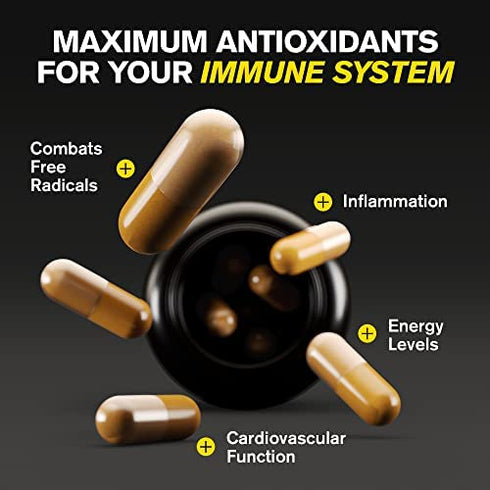 ???????????? - ?? ???????? Vitamin C Supplement - 1600mg with Zinc 50mg - Highest Absorption - Vitamin C Immune Support Complex - Vitamin C Capsules & Zinc Vitamins for Adults - VIT C Immune Booster