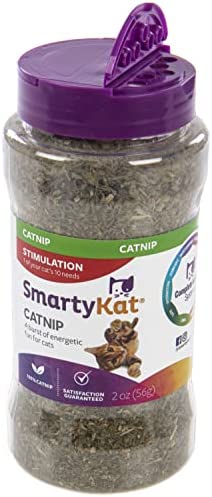 SmartyKat Catnip for Cats & Kittens, Shaker Canister - 2 Ounces