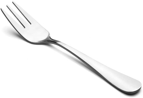 Snamonkia Small Appetizer Forks and Demitasse Spoons Stainless Steel Set of 12, 5.4 Inches, Salad Dessert Coffee Cocktail Espresso Flatware