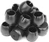 32Pack Anwenk Small Chair Leg Floor Protectors for 11/16” to 7/8” (17mm to 22mm) Round Chair Legs, 3/4" 7/8" Silicone Small Chair Leg Caps Covers Best Chair Leg Tips, Black