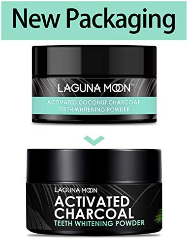 100% Organic Activated Charcoal Teeth Whitening Powder with Bamboo Toothbrush - 50g Natural Coconut Charcoal, Effective Teeth Stain Remover and Toothpaste Alternative - Safe for Gums Or Enamel, Vegan