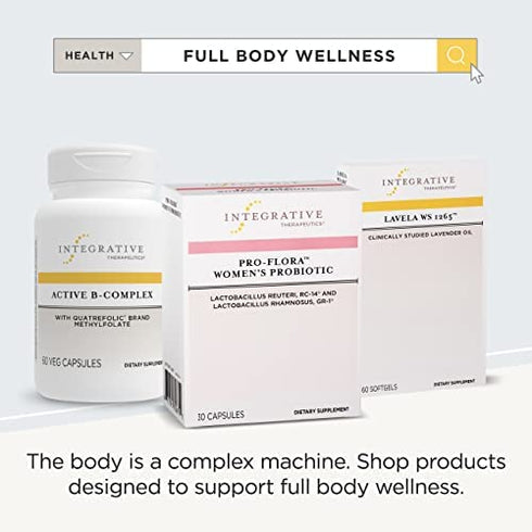 Integrative Therapeutics Pro-Flora Women's Probiotic - Lactobacillus Rhamnosus GR-1 and Reuteri RC-14 Strains - Urogenital and Vaginal Health Support Supplement* - 30 Capsules