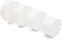 Round Foam Cake Dummy Set, 4 Tiers for Display, Arts and Crafts (White)