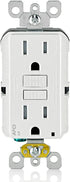 Leviton AFTR1-W 15-Amp, 120-Volt SmartlockPro Outlet Branch Circuit Arc-Fault Circuit Interrupter (AFCI) Receptacle, Wallplate Included, White
