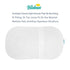 Bassinet Mattress Cover Compatible with Halo Bassinest Swivel Sleeper Bassinet Mattress Pad, 2 Pack, Microfiber, Waterproof and Soft, White