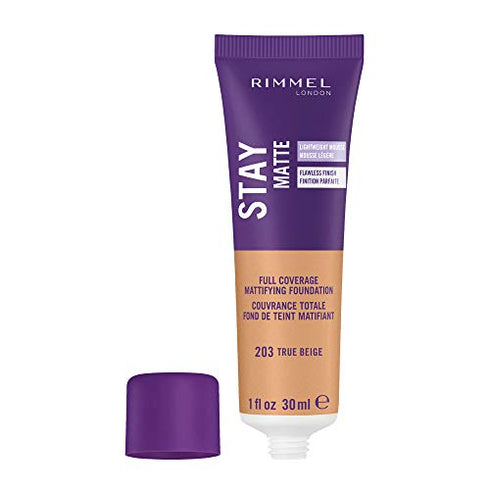 Rimmel Stay Matte Foundation, True Beige, 1 Fluid Ounce