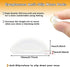 SMARTTOP 1.0mm Eyeglass Nose Pads 12 Pairs Stick On Silicone Anti-Slip Adhesive Nose Pads Cushions for Eyeglasses Sunglasses Thin Nose Pads (Clear)