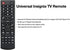 Universal Remote Control Replacement for Insignia TVs