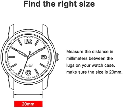 Gizmo Watch Band Replacement for Kids, 20mm Quick Release Watch Band for Men and Women, Soft Silicone Watch Band with Air Holes