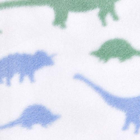 HALO Sleepsack 100% Cotton Wearable Blanket Micro-Fleece, TOG 1.0, Dinos, Large