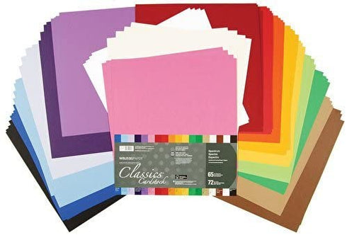 Neenah Creative Collection Specialty Cardstock Starter Kit, 12" x 12", 65 lb, 18-Color Assortment, 72 Sheets (46408-02)