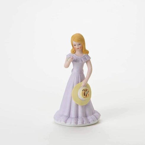 Enesco Growing Up Girls œBlonde Age 12? Porcelain Figurine, 5.75?