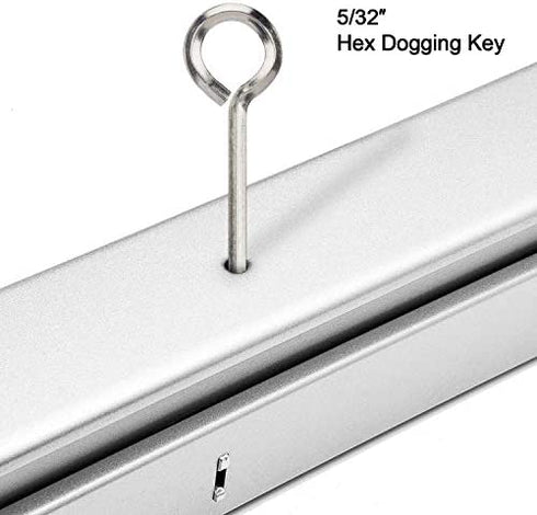 PAGOW 10 Pack 5/32" Standard Hex Dogging Key with Full Loop, Allen Wrench Door Key for Christmas Festival Party Decoration Hurricane Protection Push Bar Panic Exit Devices?0.84" x 2.78"