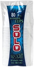 Solo 3-Ounce Plastic Bathroom Cups, 80-Count Package (80)