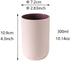 RabyLeo Cup 10.5oz, Unbreakable Reusable Drinking Cups Set of 2 Colors, Plastic Toothbrush Cup Tumbler 300ml, Dishwasher Safe (Light pink & Light gray)