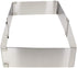 Utoolmart Stainless Steel Adjustable Square Cake Ring Mold,6 to 11 Inch Cake Mousse Mold for Baking 1Pcs,Gifts for Christmas