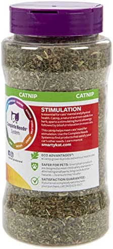 SmartyKat Catnip for Cats & Kittens, Shaker Canister - 2 Ounces