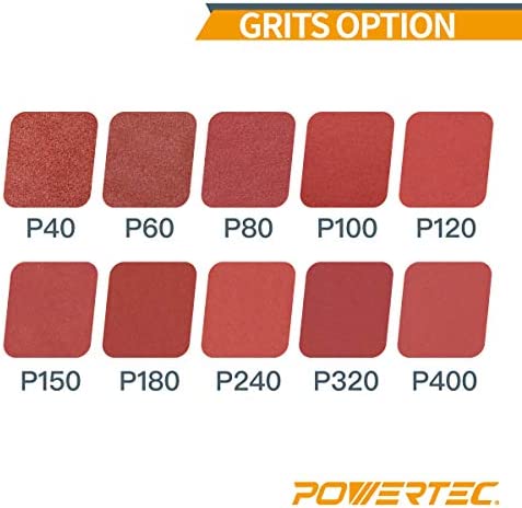 POWERTEC 110113 4 x 36 Inch Sanding Belts | 120 Grit Aluminum Oxide Sanding Belt | Premium Sandpaper – 3 Pack