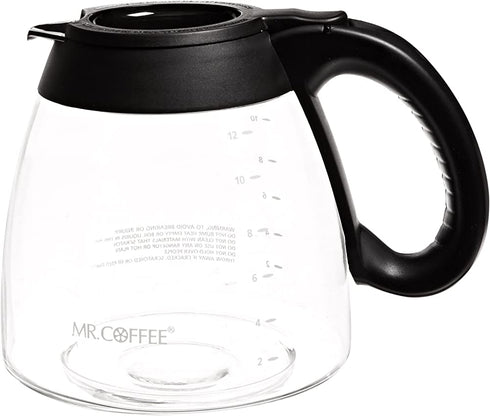 Mr. Coffee 12-Cup Replacement Decanter for FT and IS Series, Black, IDS13-RB
