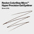 Gel Eyeliner by Revlon, ColorStay Micro Hyper Precision Eye Makeup with Built-in Smudger, Waterproof, Longwearing with Micro Precision Tip, 215 Brown, 0.01 Oz