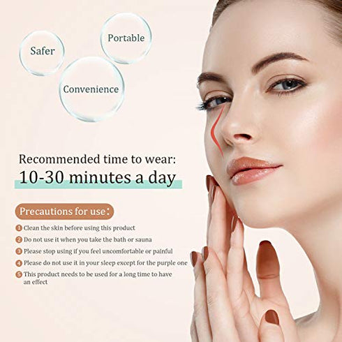 Frienda 5 Pieces Nose Clip Nose up Lifting Clips Nose Lifters Beauty Clips Silicone Nose Bridge Slimming Clips Nose Massagers Tools for Women