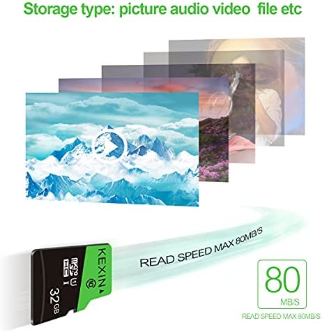 KEXIN 3 Pack 32GB Micro SD Card Memory Card MicroSDHC UHS-I Memory Cards Class 10 High Speed Card, C10, U1, 32 GB 3 Pack