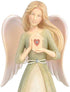 Enesco Foundations Mother Heart Angel Figurine, 7.05", Multicolor