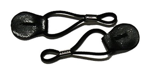 TINGLEY - RF823.EA Tingley HazProof Replacement Stretch Fasteners - 6 pc/Bag Black