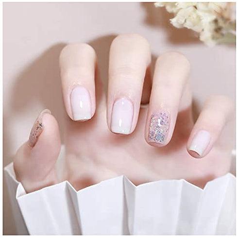 Vishine Gel Nail Polish Milky Calm White Gel Nail Polish Nail Art Opal Jelly Gel Polish UV Gel LED Soak Off Manicuring Varnish 15ML