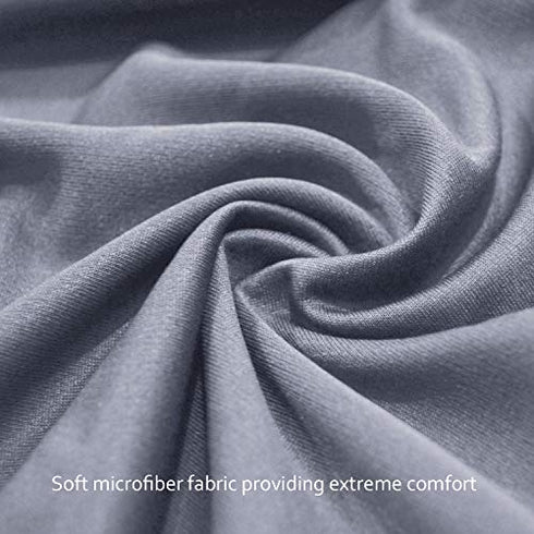 Pack n Play Sheet Fitted, 2 Pack Portable Playard | Mini Crib Sheets, Ultra Soft Microfiber Pack N Play Sheets, Gray & Pink, Preshrunk