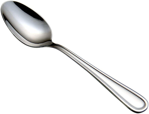 HISSF Teaspoons Stainless Steel 18/0 Tea Spoons 6 Pcs, 6.29 Inches For Home, Kitchen Restaurant, Dishwasher Safe, Slilver