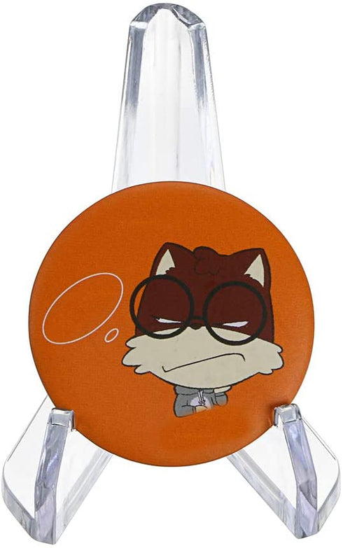 Hipiwe 12 Packs Acrylic Easel Stands Clear Mini Coin Display Easel Holder for Displaying Air-Tite Coins Pocket Watches Capsules Challenge Medals Casino Chips,2.64 Inch Tall