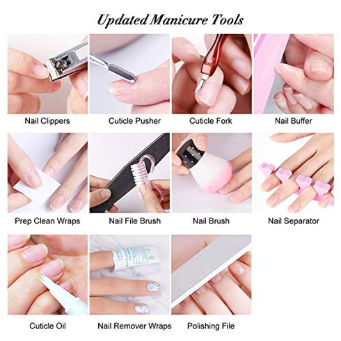 Vishine Base Coat & No Wipe No Clean Top Coat UV LED Gel Nail Polish Soak Off Varnish Set 8ml