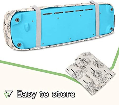 Luxja Dust Cover Compatible with Cricut Explore Air and Explore Air 2,Cover with Back Pockets, Trees