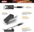 GRILLART Grill Brush and Scraper with Deluxe Handle, Safe Wire Grill Brush BBQ Cleaning Brush Grill Grate Cleaner for Gas Infrared Charcoal Porcelain Grills, BR-8529