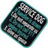 Service Dog If Handler is Down Vests/Harnesses Emblem Embroidered Fastener Hook & Loop Patch