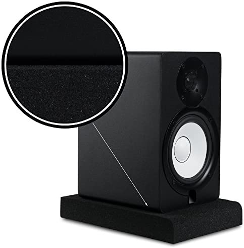 Sound Addicted - Studio Monitor Isolation Pads for 5 Inch Monitors, Pair of Two High Density Acoustic Foam which Fits most Speaker Stands | SMPad 5