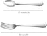 Set of 12, Stainless Steel Dinner Forks and Spoons, findTop Heavy-duty Forks (8 Inch) and Spoons (7 Inch) Cutlery Set