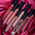 QiBest 7Pcs Matte Liquid Lipstick + 1Pcs Lip Plumper Makeup Set Kit, Long Lasting Waterproof Lip Gloss Set Pigmented Velvet Lip Makeup Gift Sets for Girls and Women(Passion Red)