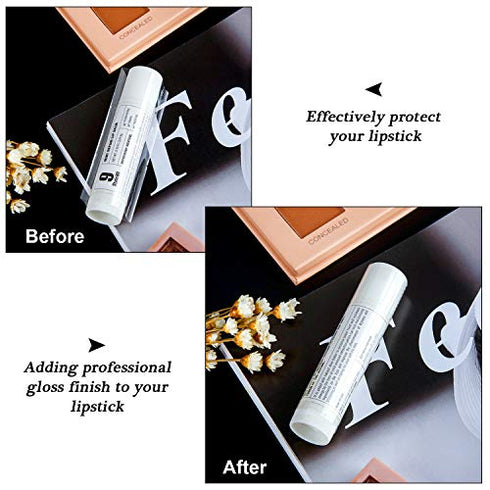 1000 Pieces Shrink Wrap for Lip Balm Tubes lipstick Lip Balm Shrink Wrap Bands Sleeves Lip Balm Tubes Bundle, Perforated, Easy to Use (2.56 x 1.2 Inch)