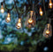 SkrLights Outdoor Patio String Lights,10Ft Edison Bulb String Lights for Patio Garden Porch Backyard Party Deck Yard(Plus 1 Extra Bulbs)-Black