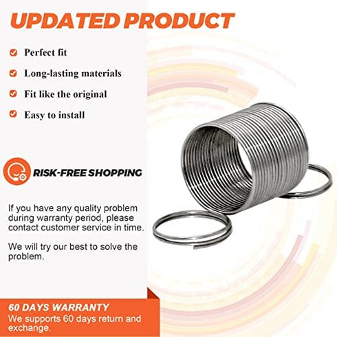 W10400895 Washer Suspension Tub Centering Spring by Beaquicy - Replacement for Ken-more Whirlpool Roper Crosley Washing Machine (4 Pack)